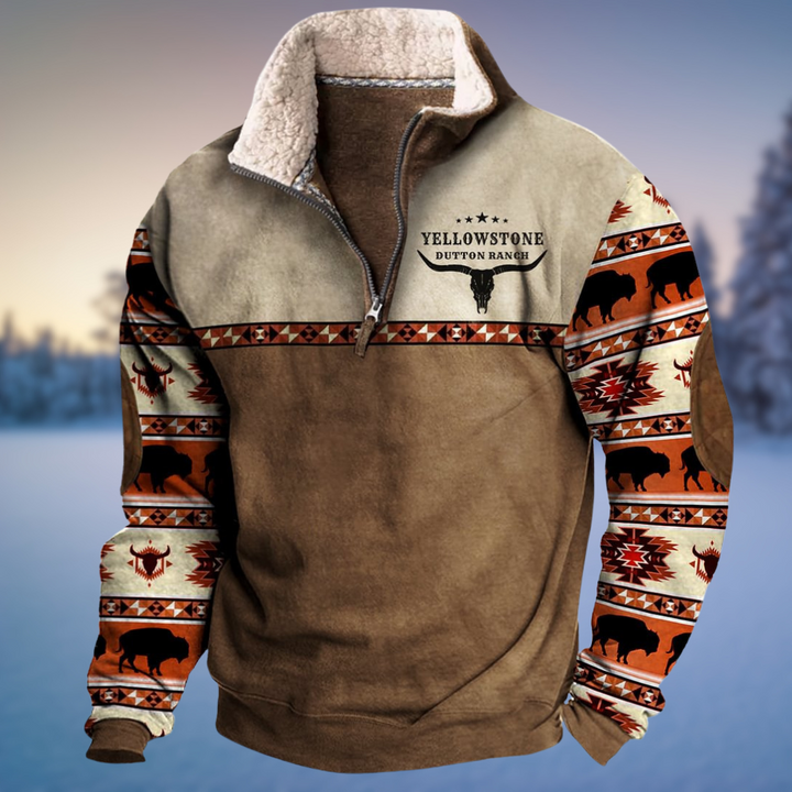 Men's Half Zip Sweater - Stylish Casual Pullover for Winter Warmth and Comfort 3