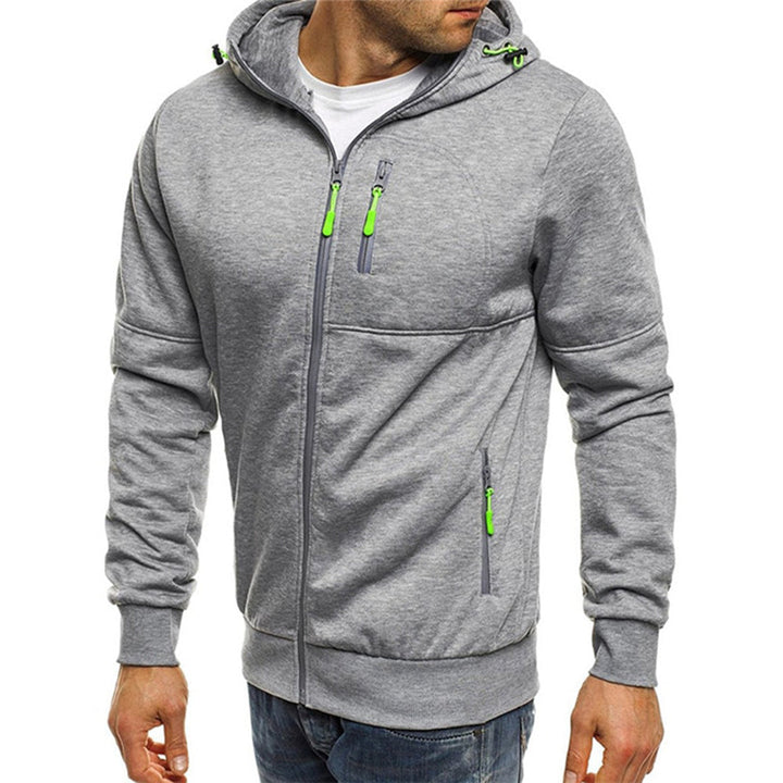 Men's Hoodie Zip-Up Sweatshirt for Everyday Comfort and Relaxed Style 6