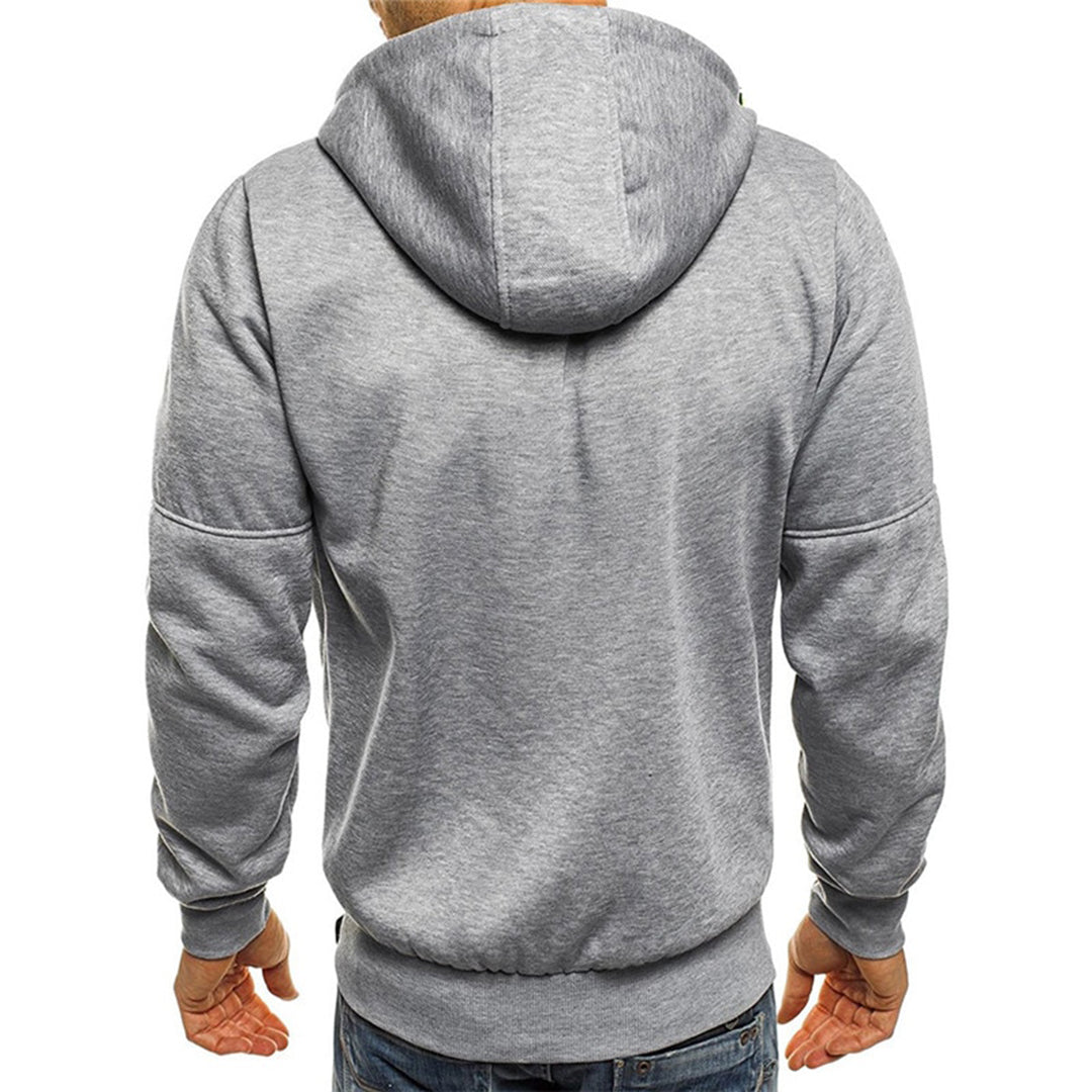 Men's Hoodie Zip-Up Sweatshirt for Everyday Comfort and Relaxed Style 7