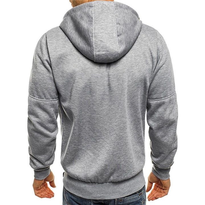 Men's Hoodie Zip-Up Sweatshirt for Everyday Comfort and Relaxed Style 7