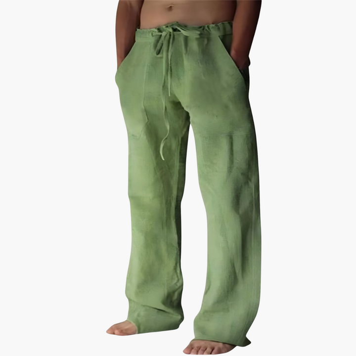 Men's Joggers, Casual Drawstring Pants for Summer, Lightweight and Comfortable with Pockets, Straight Leg Style 3