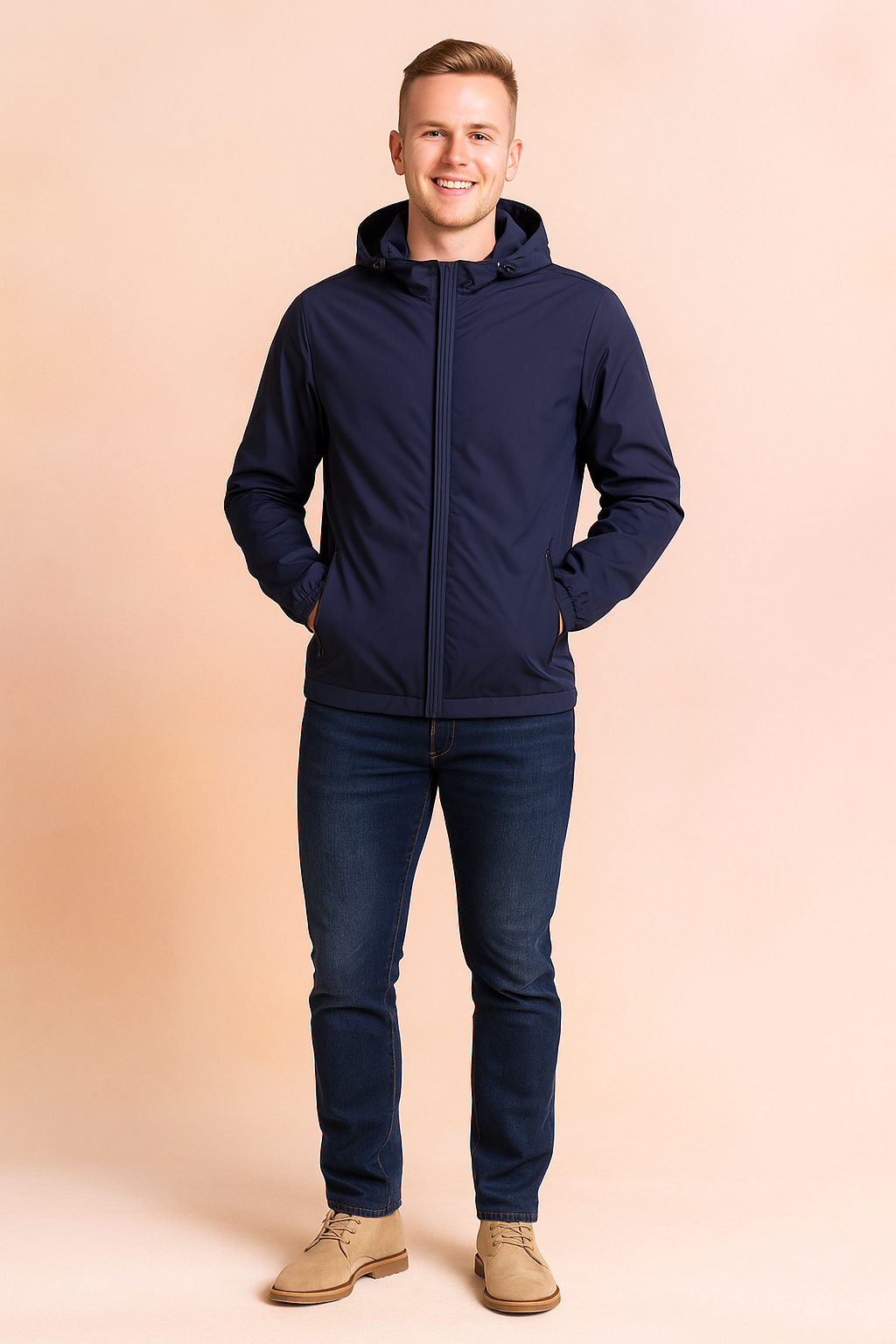 Men's Lightweight Hooded Outdoor Jacket | Windbreaker 0