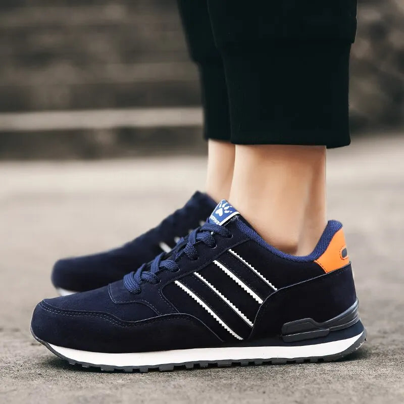 Men's Lightweight Sneakers Breathable Fabric Flexible Sole 0