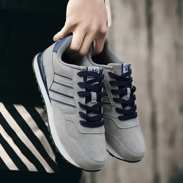 Men's Lightweight Sneakers Breathable Fabric Flexible Sole 4