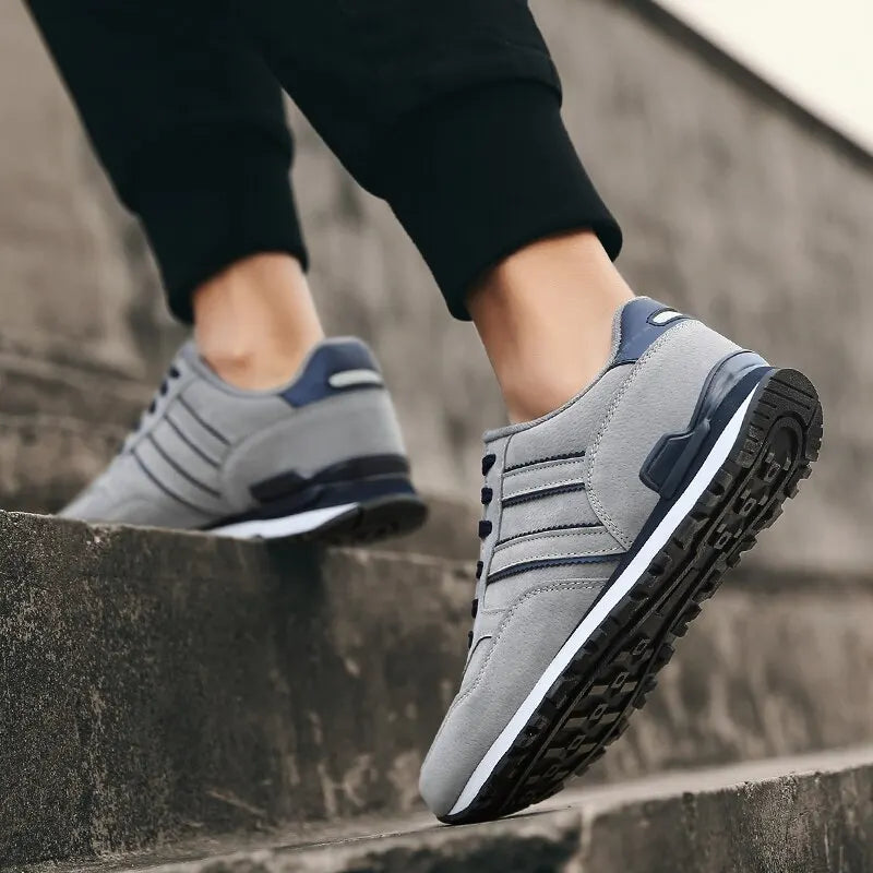 Men's Lightweight Sneakers Breathable Fabric Flexible Sole 5