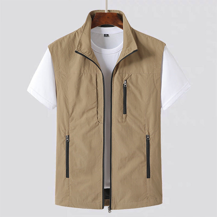 Men's Lightweight Utility Vest for Casual Layering 2