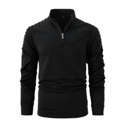 Men's Long Sleeve Zipper Sweater | Warm 1