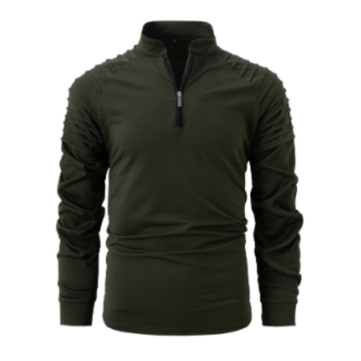 Men's Long Sleeve Zipper Sweater | Warm 6