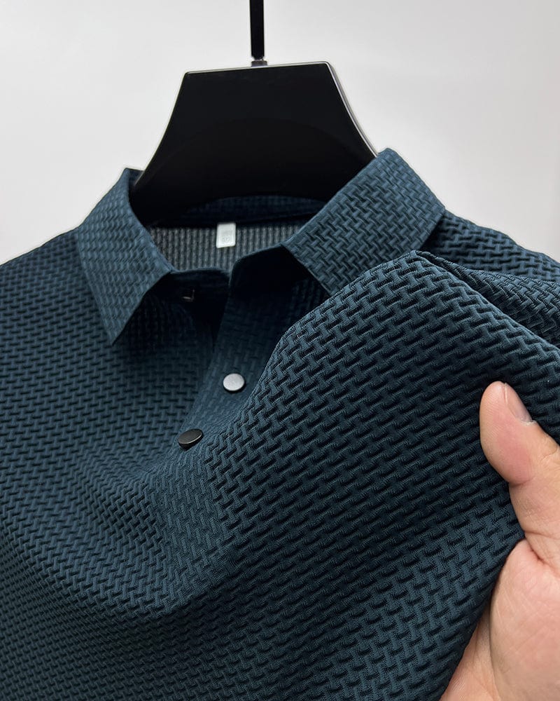 Men's Polo Shirt - Breathable Mesh for Stylish Comfort and Versatile Use 1