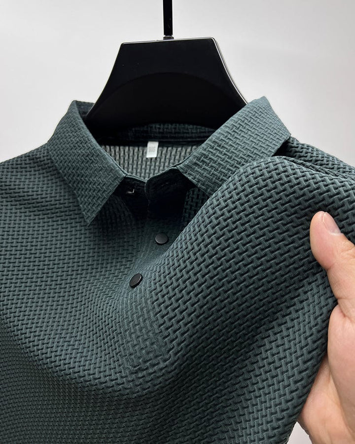 Men's Polo Shirt - Breathable Mesh for Stylish Comfort and Versatile Use 4