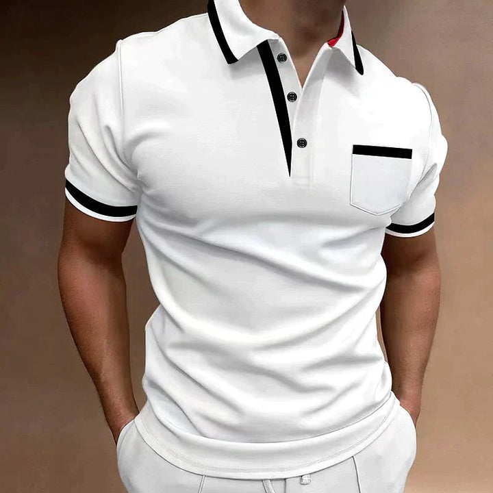 Men's Polo Shirt - Stylish Long Sleeve Polo for Versatile Occasions, Perfect for Work and Leisure 0