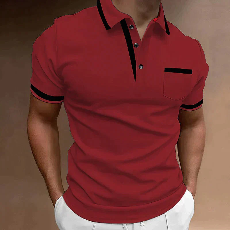 Men's Polo Shirt - Stylish Long Sleeve Polo for Versatile Occasions, Perfect for Work and Leisure 1
