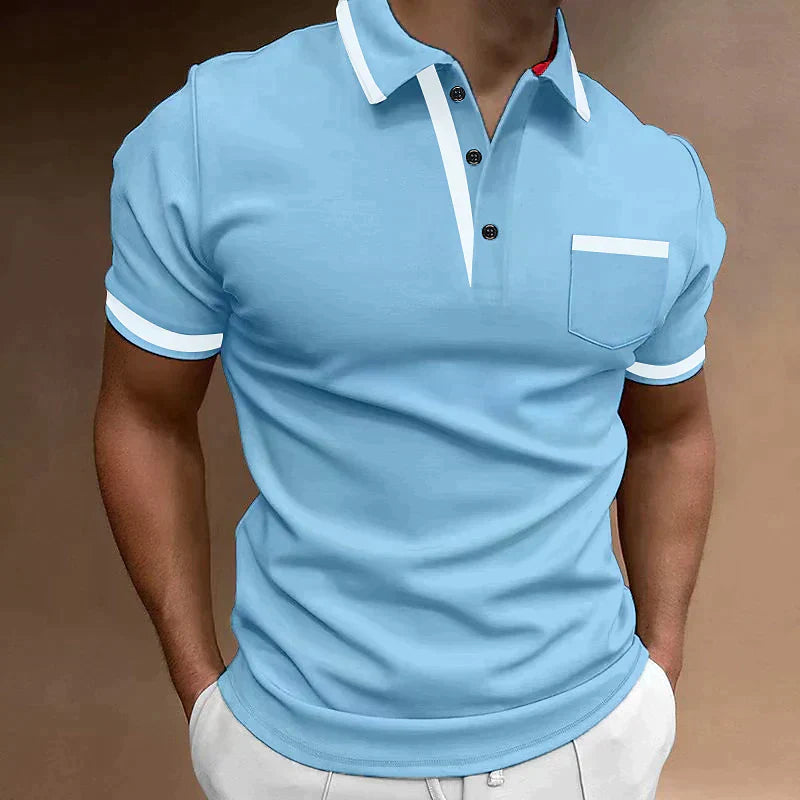 Men's Polo Shirt - Stylish Long Sleeve Polo for Versatile Occasions, Perfect for Work and Leisure 3