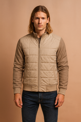 Men's Quilted Casual Zipper Jacket 2