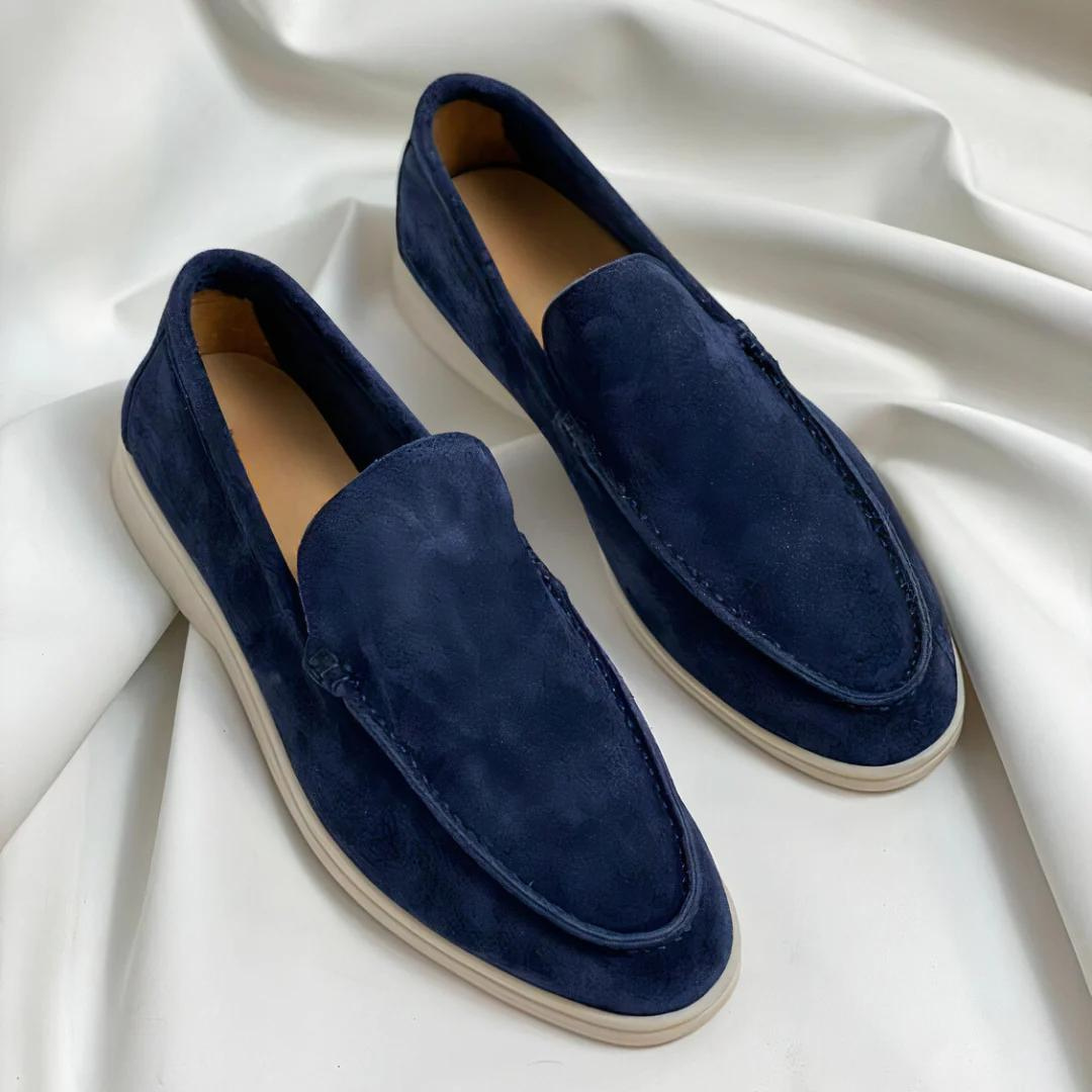 Men's Slip-On Loafers Comfortable Memory Foam Leather Blend 0