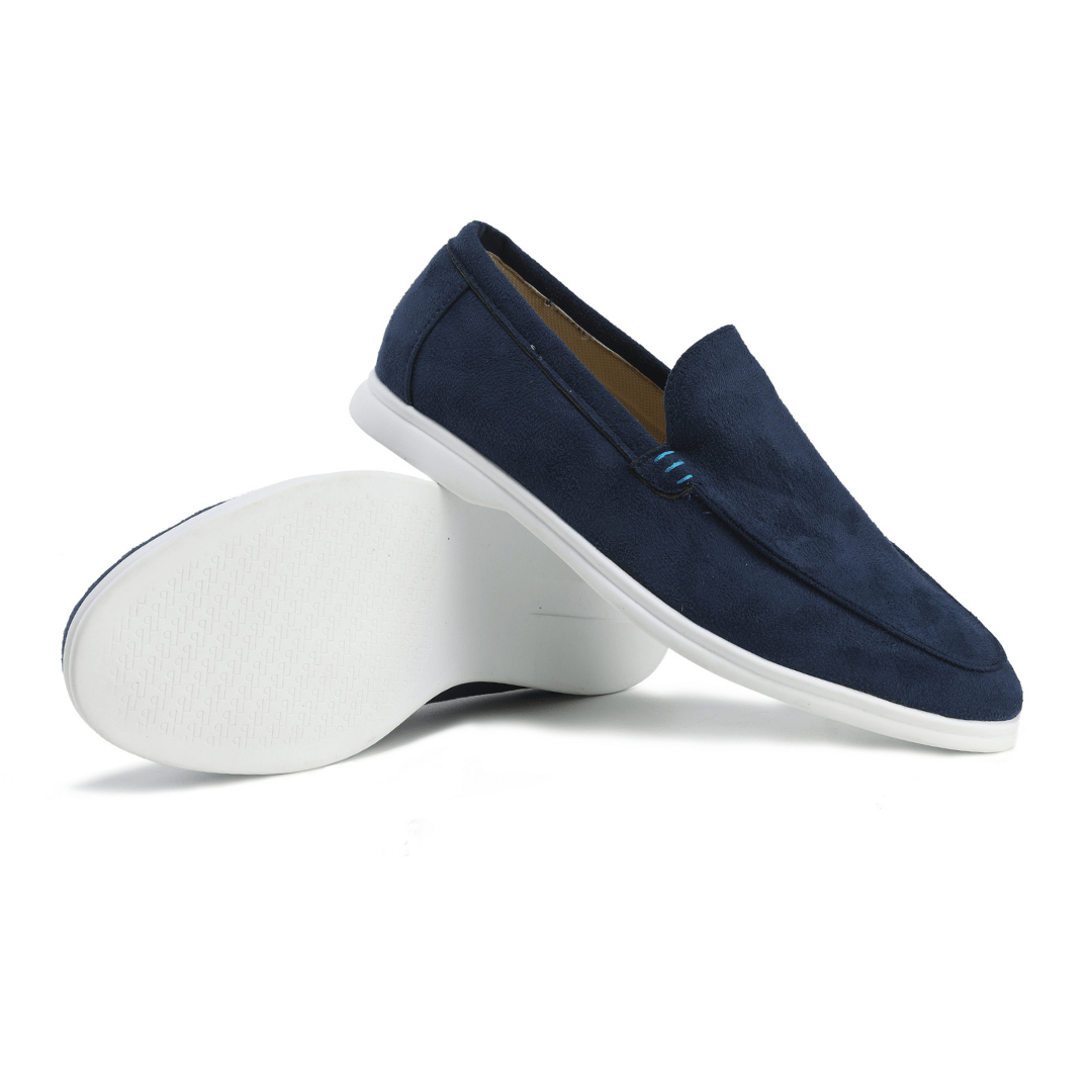 Men's Slip-On Loafers Comfortable Memory Foam Leather Blend 6