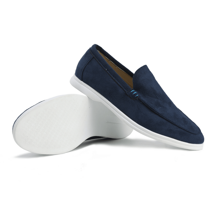 Men's Slip-On Loafers Comfortable Memory Foam Leather Blend 6