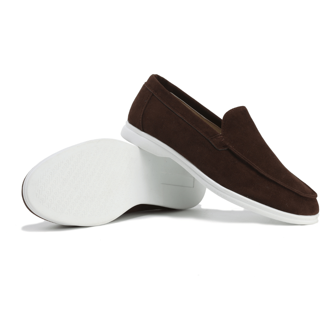 Men's Slip-On Loafers Comfortable Memory Foam Leather Blend 8
