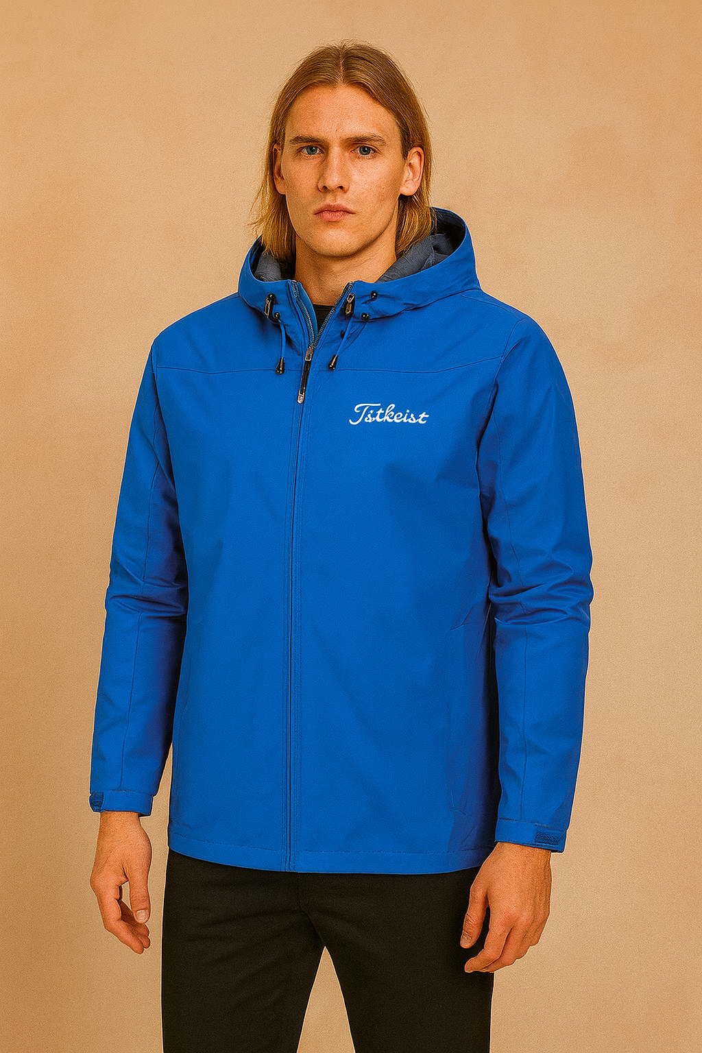 Men's Sports Jacket with Hood and Zipper 3