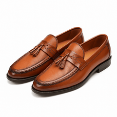 Men's Stylish Slip-On Loafers Woven Design 3