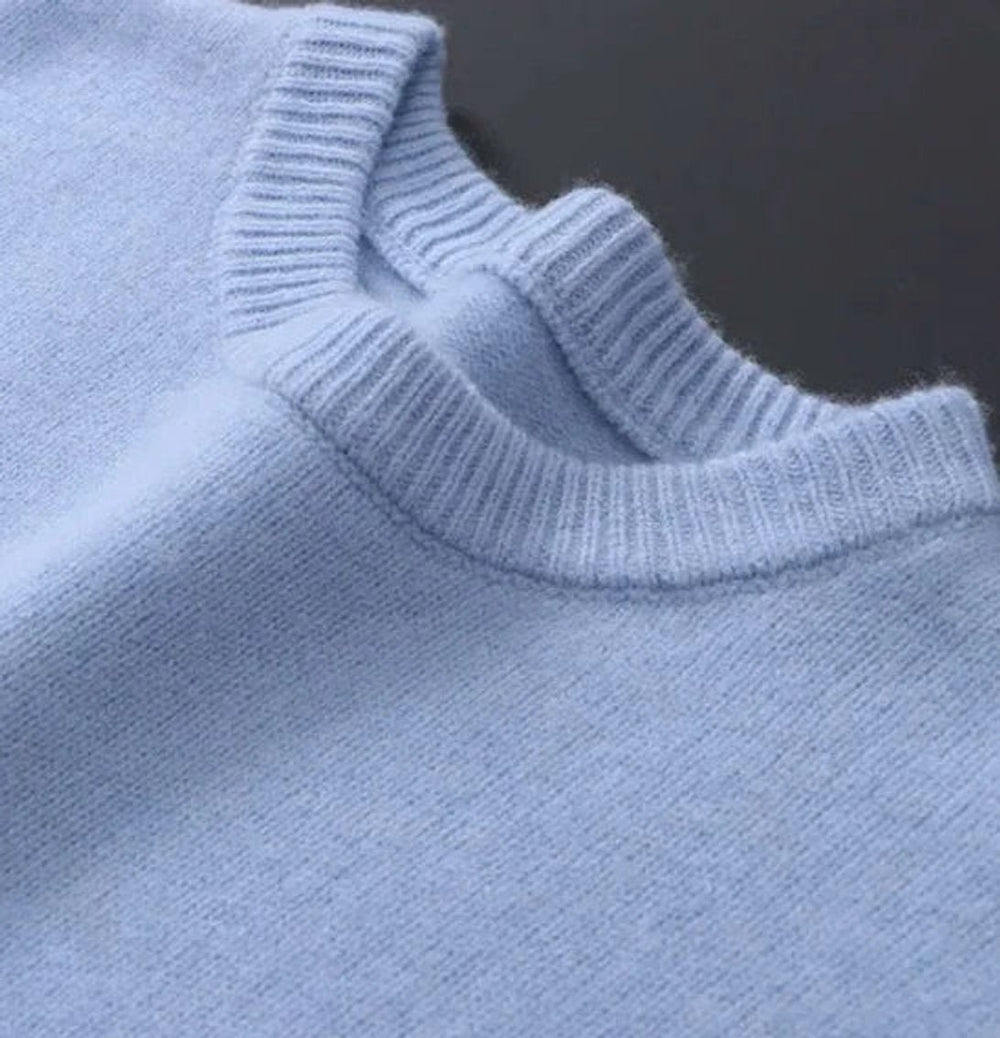 Men's Sweater Crew Neck Soft Knit Comfortable Elegant Everyday Wear 1
