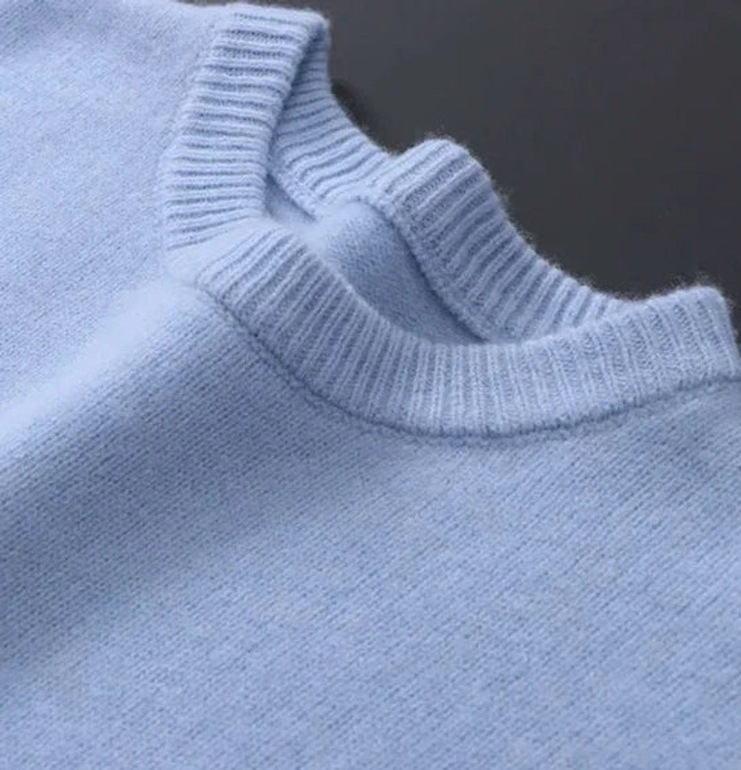 Men's Sweater Crew Neck Soft Knit Comfortable Elegant Everyday Wear 1