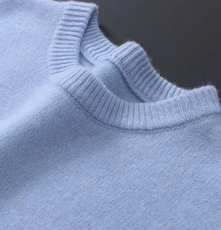 Men's Sweater Crew Neck Soft Knit Comfortable Elegant Everyday Wear 1