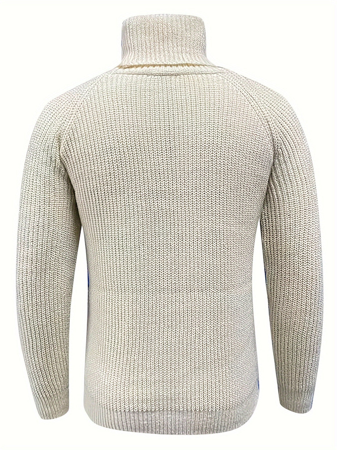 Men's Sweater Turtleneck Pullover - Classic Knit Design for Winter Warmth and Style 2