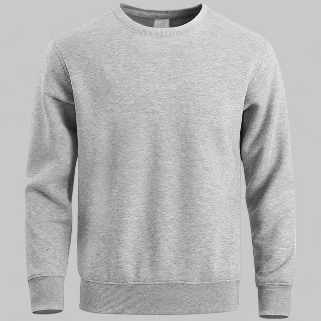 Men's Sweatshirt Casual Crew Neck for Everyday Wear - Comfortable Relaxed Fit Classic Style 0