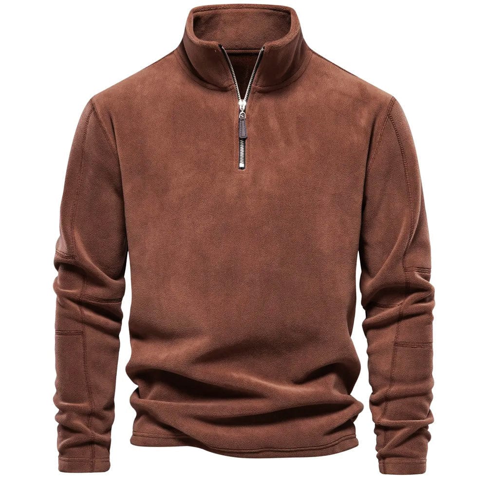 Men's Sweatshirt Classic Quarter Zip Pullover Casual Comfortable for Everyday Wear 0