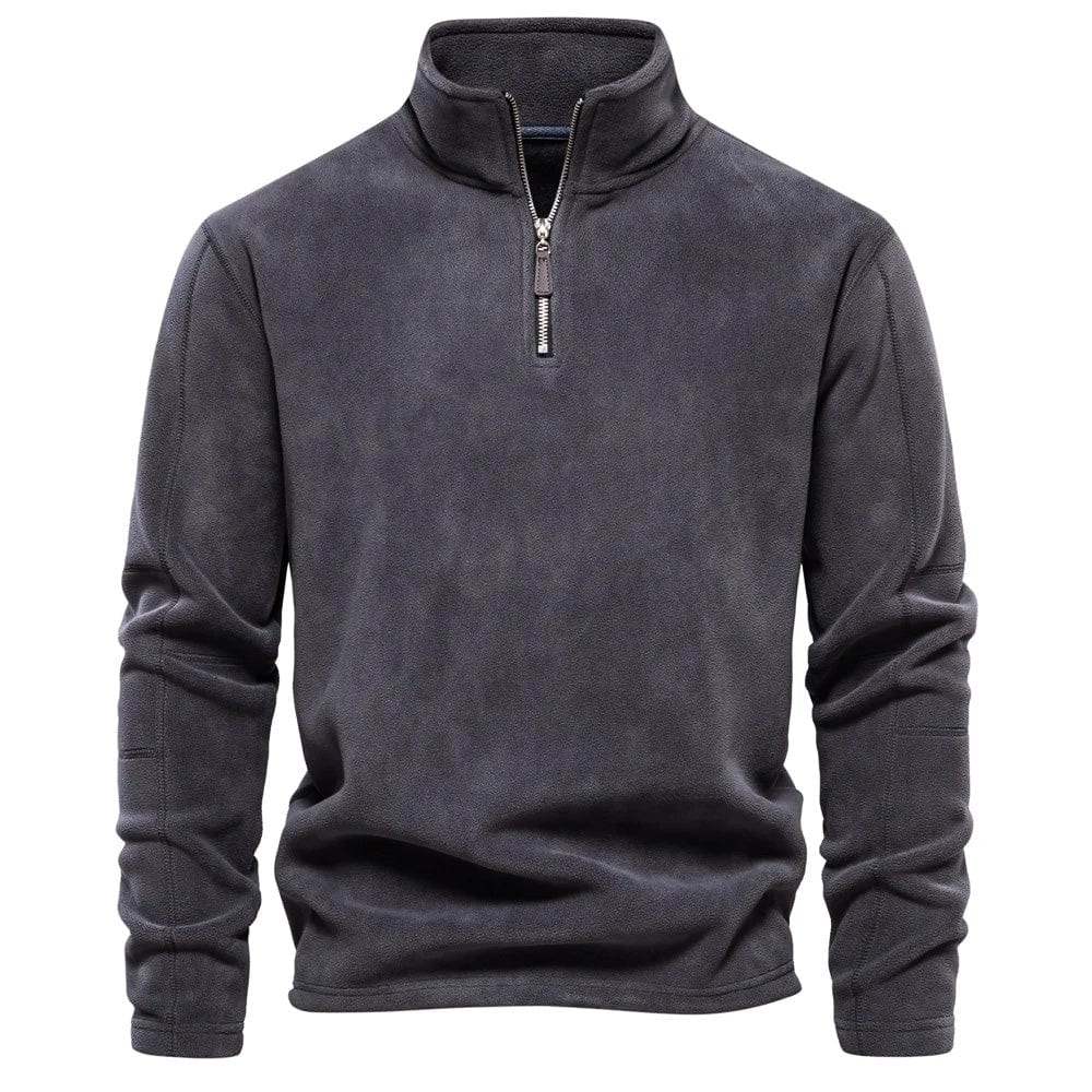 Men's Sweatshirt Classic Quarter Zip Pullover Casual Comfortable for Everyday Wear 4