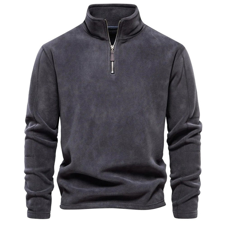 Men's Sweatshirt Classic Quarter Zip Pullover Casual Comfortable for Everyday Wear 4