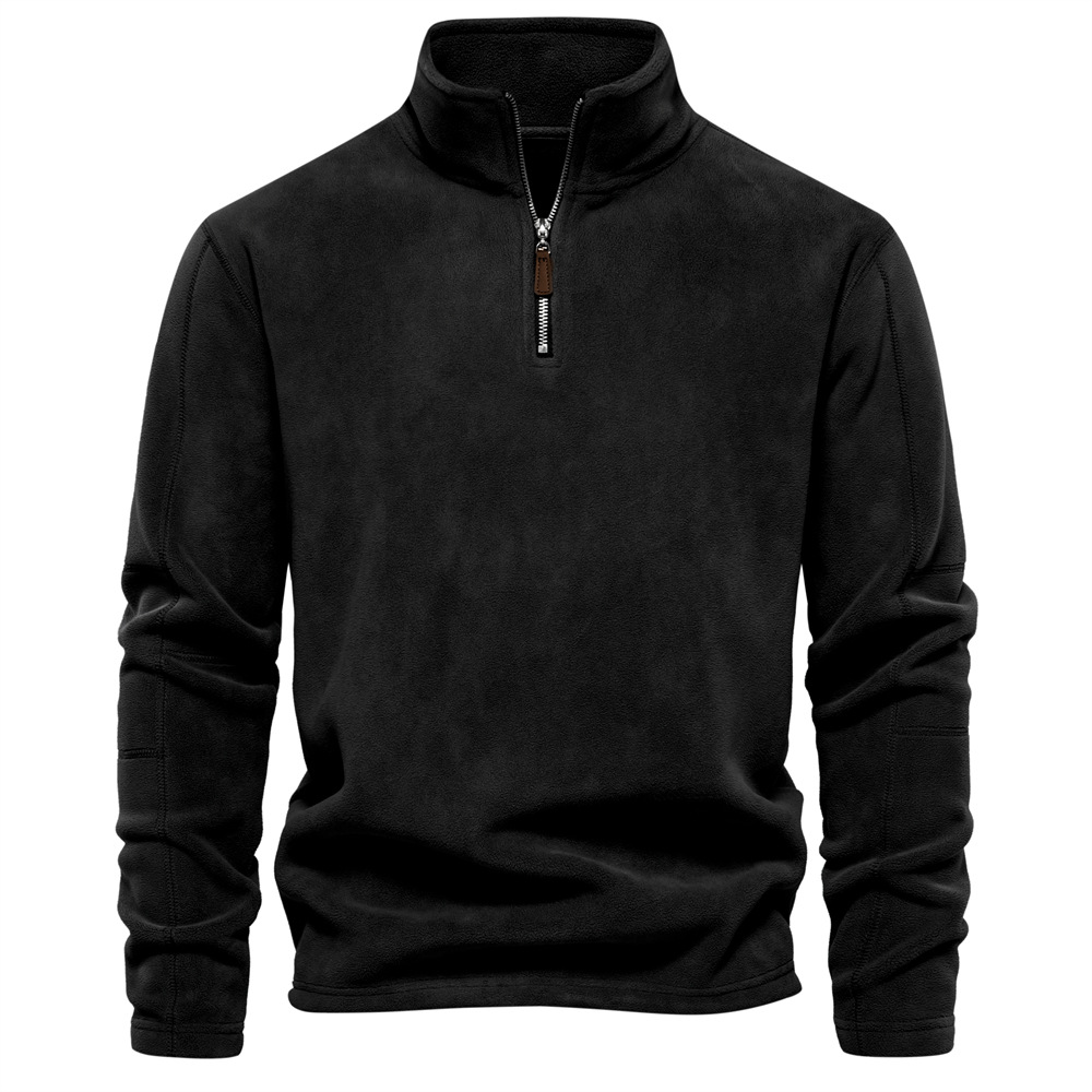 Men's Sweatshirt Classic Quarter Zip Pullover Casual Comfortable for Everyday Wear 5