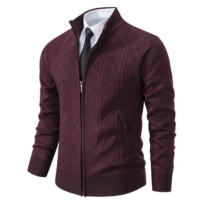 Men's Winter Cardigan | With Zipper 8