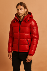 Men's Winter Down Jacket with Hood 0