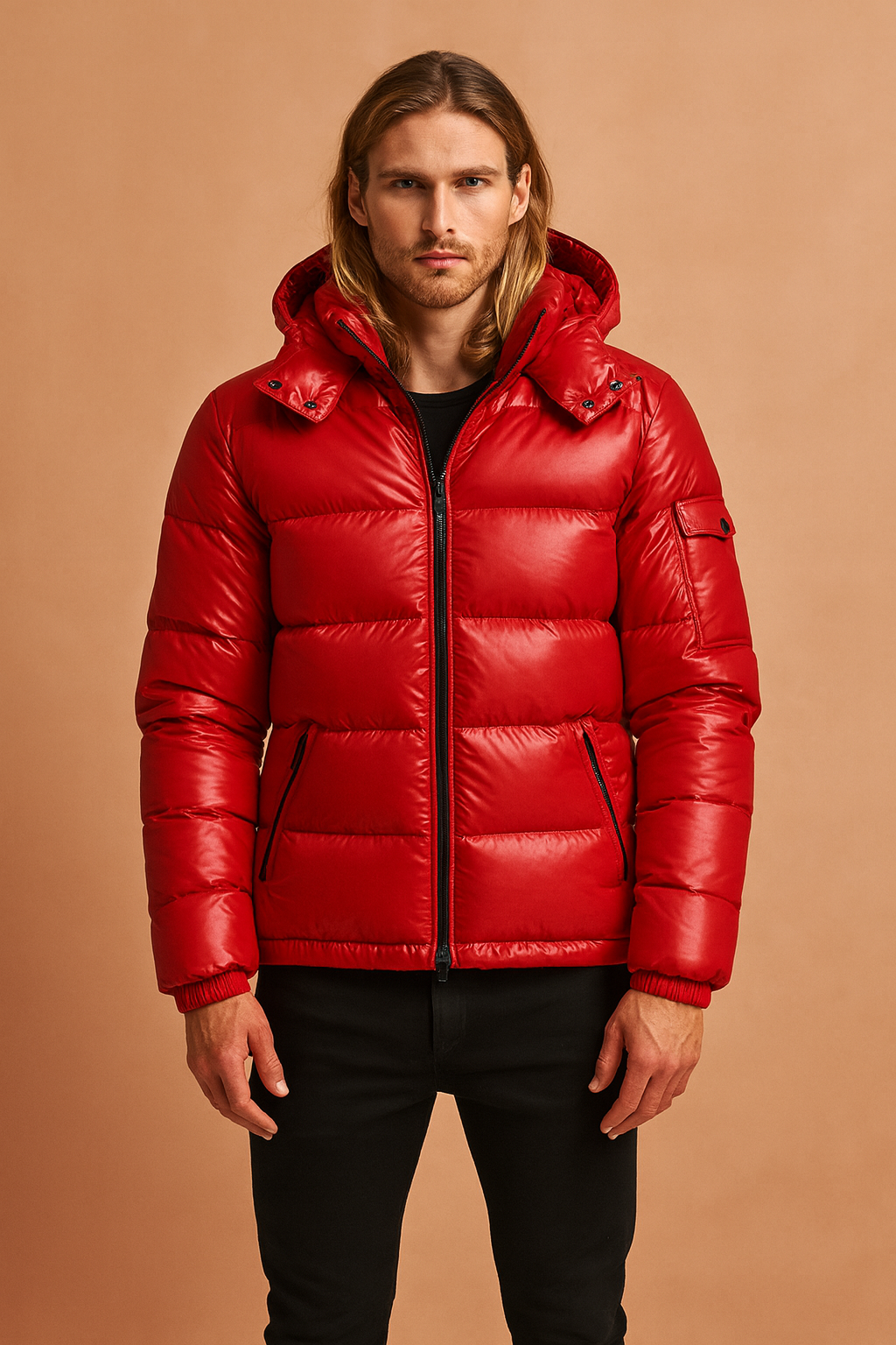 Men's Winter Down Jacket with Hood 1