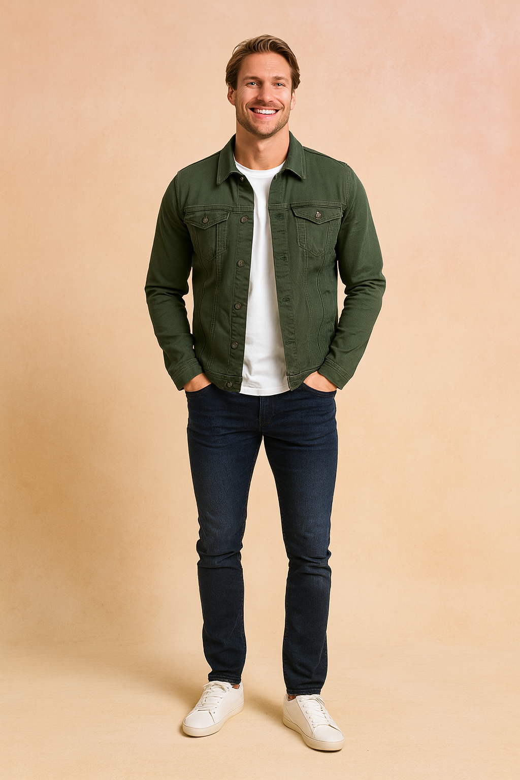 Men's button-up jacket | Front pockets 2