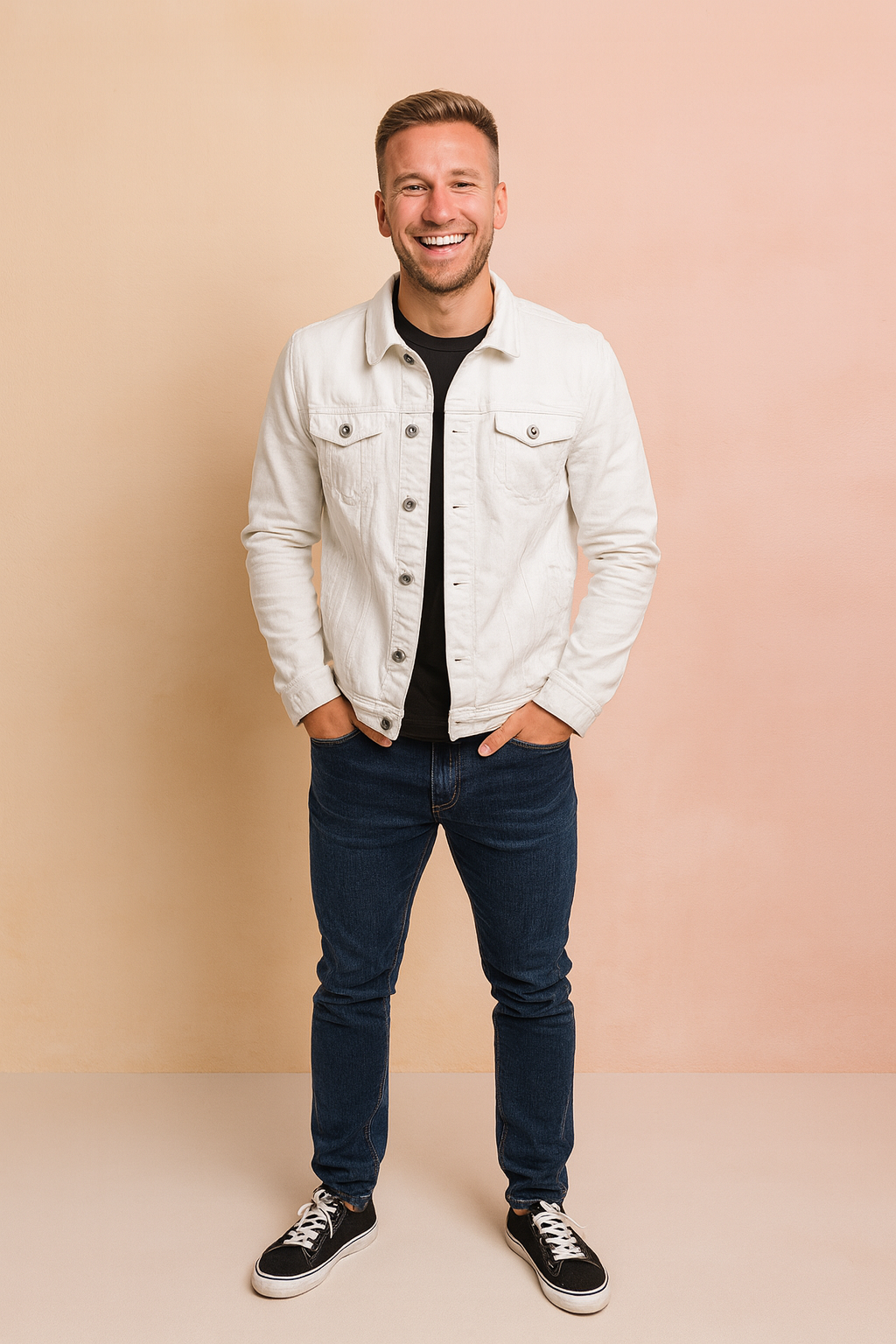 Men's button-up jacket | Front pockets 4
