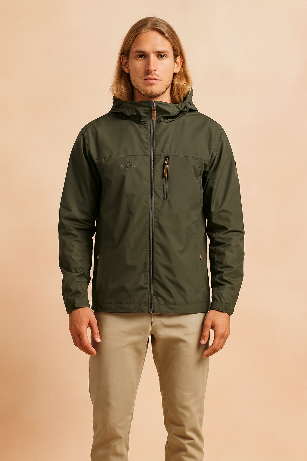 Men's sports raincoat with hood 4