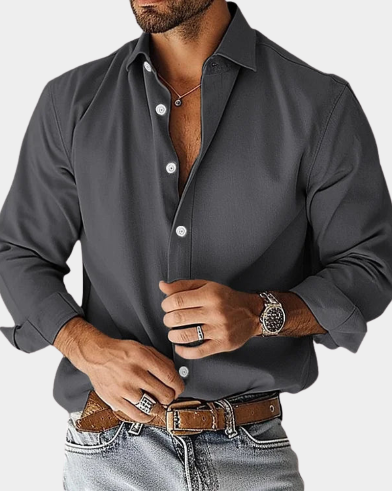 Mens Shirts - Stylish and Comfortable Design for Effortless Elegance, Perfect for Work or Casual Outings 1