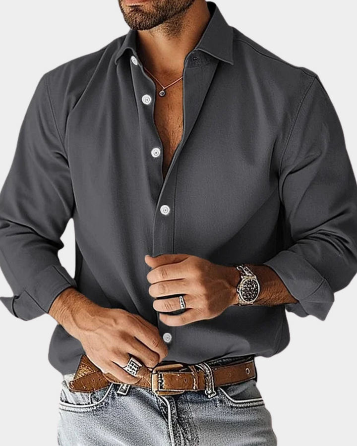 Mens Shirts - Stylish and Comfortable Design for Effortless Elegance, Perfect for Work or Casual Outings 1