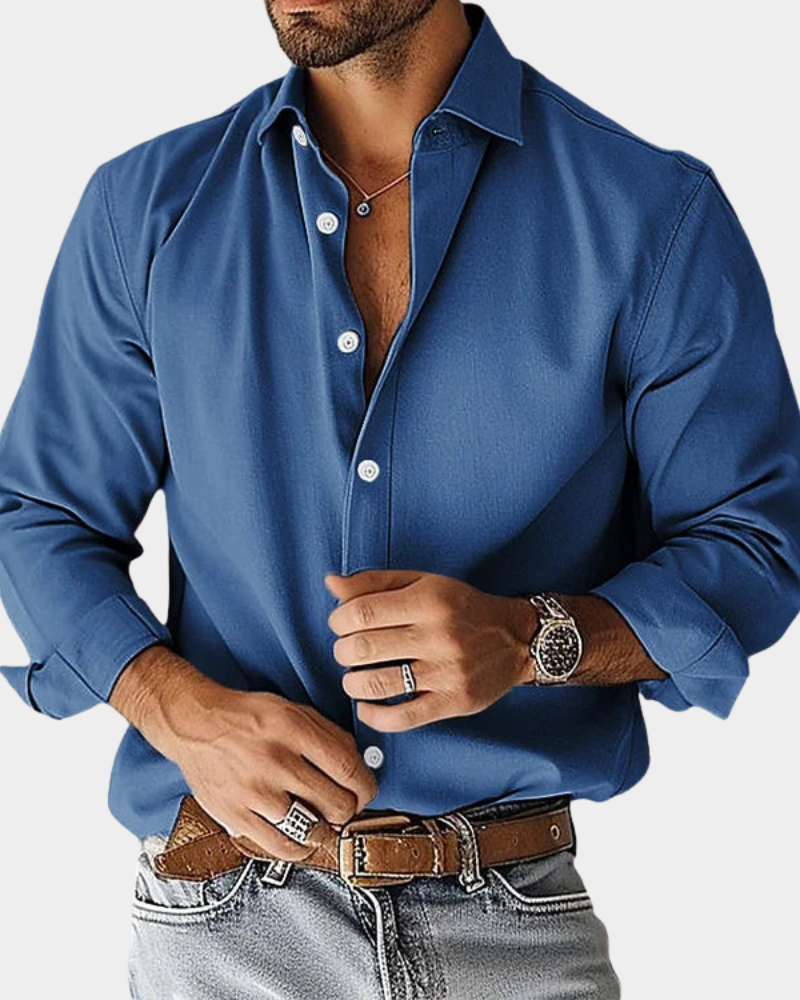 Mens Shirts - Stylish and Comfortable Design for Effortless Elegance, Perfect for Work or Casual Outings 5