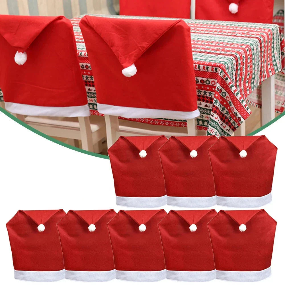 MerryCover – Christmas Chair Covers for Dining Room Holiday Table Setup 1