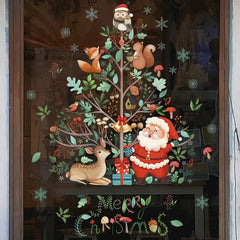 MerryScenes | Transparent Glass Stickers for Festive Windows 2