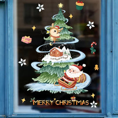 MerryScenes | Transparent Glass Stickers for Festive Windows 3