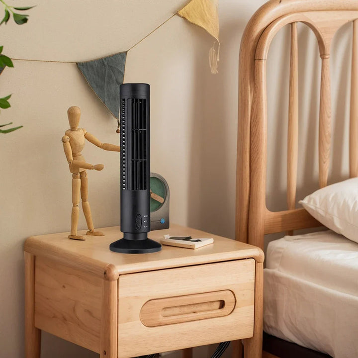 Mini Desktop Air Conditioner with USB Bladeless Cooling 1