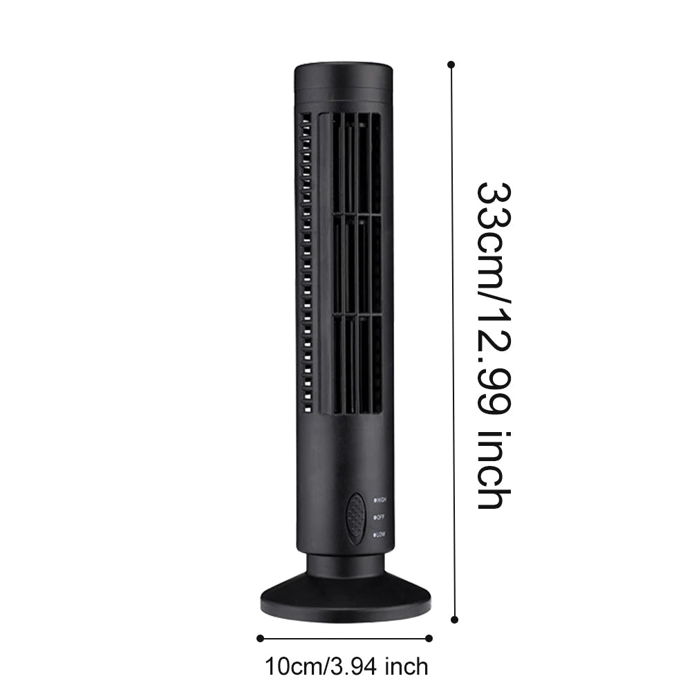 Mini Desktop Air Conditioner with USB Bladeless Cooling 5
