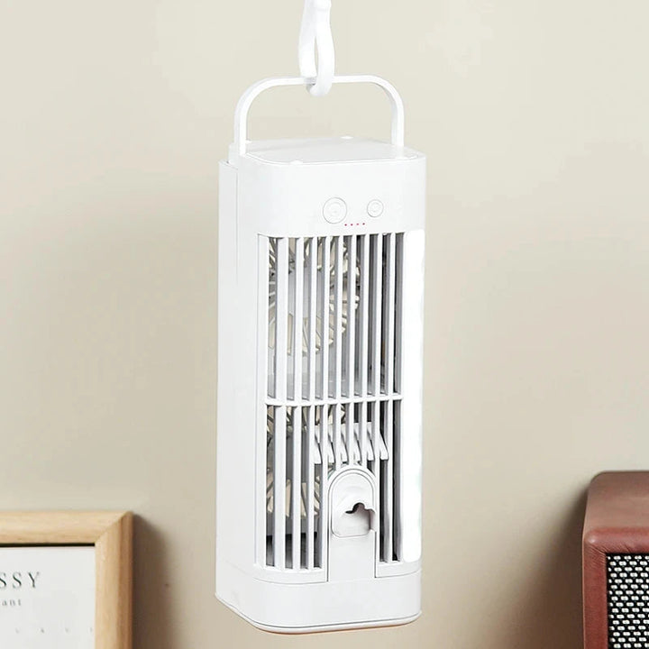 Mini Portable Air Conditioner Desk Fan with Spray Cooling 1