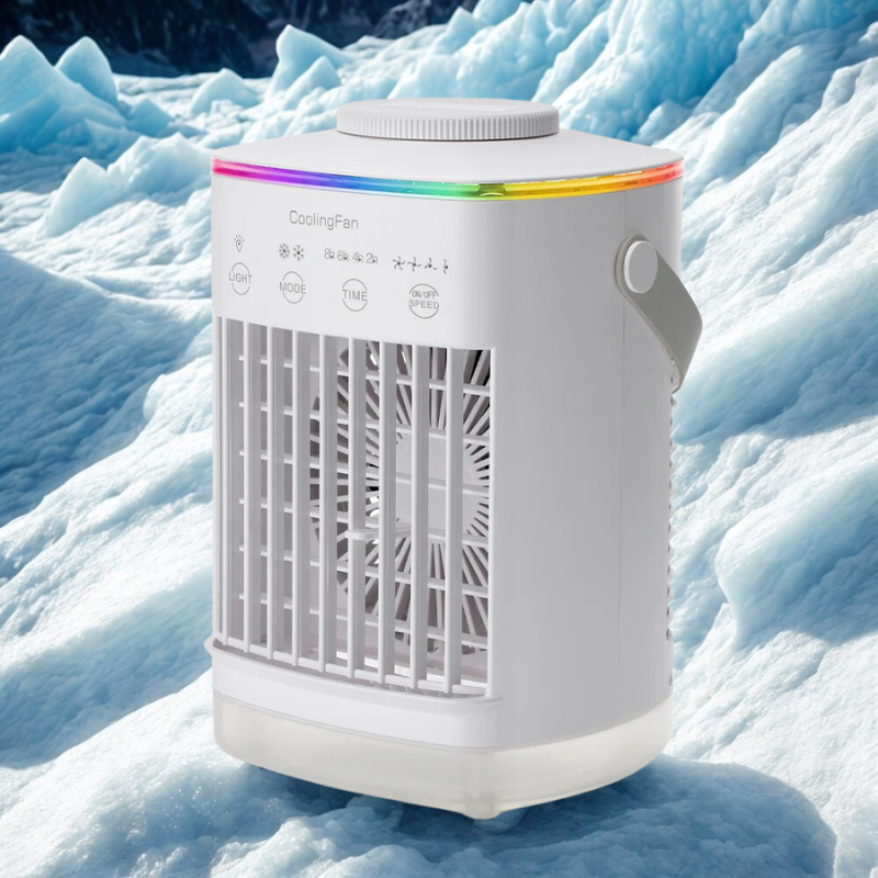 Mini Portable Aircon & Humidifier with LED 0