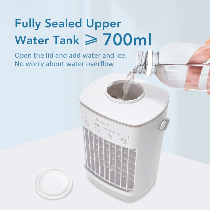 Mini Portable Aircon & Humidifier with LED 3